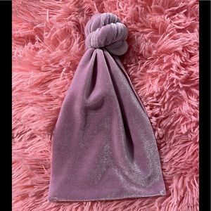 Lavender Velvet Topknot